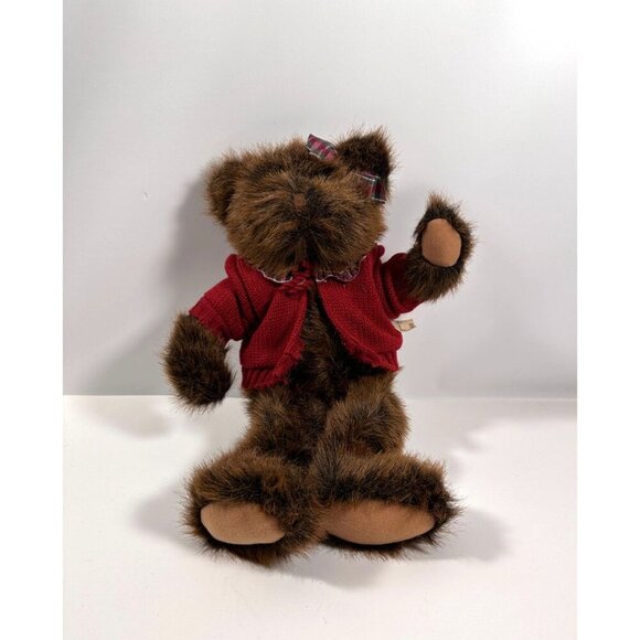 Vintage Commonwealth Toy Co. Christmas Teddy Bears Plush Boy &‎ Girl in Sweaters - Picture 9 of 16
